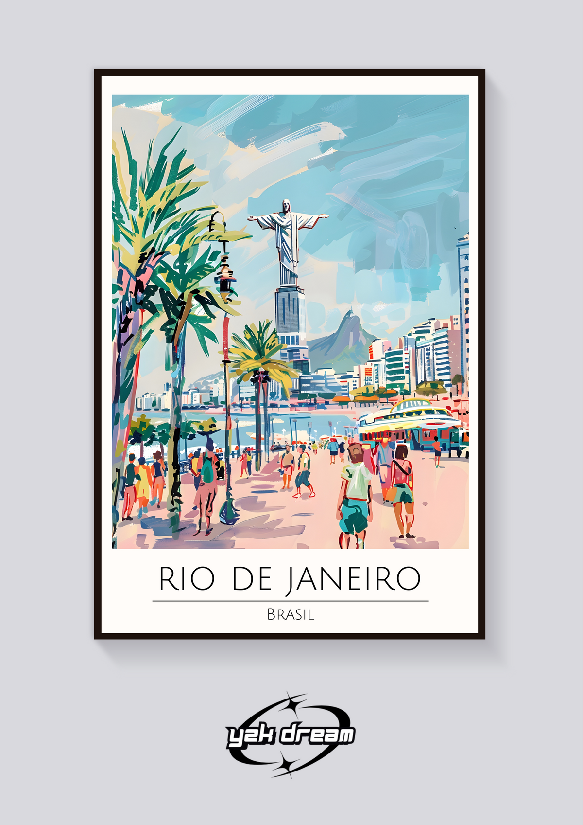 Rio Christ Redeemer Poster — vista posteriore