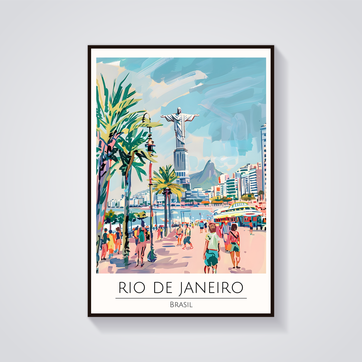 Rio Christ Redeemer Poster — vista frontale