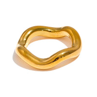 Rocking Waves Ring — vista laterale
