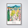 Seoul Street Scene Poster