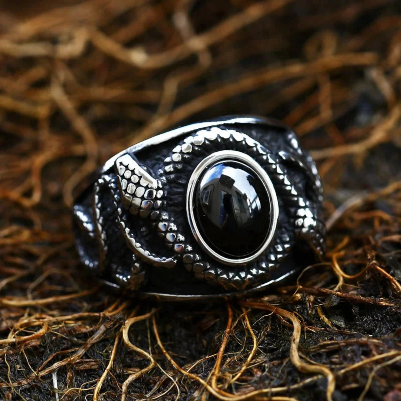 Serpent Snake Gem Ring — in alternativa