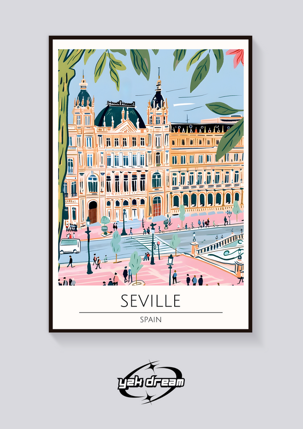 Seville Architecture Poster