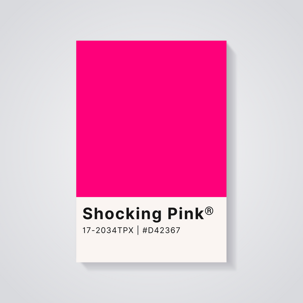 Shocking Pink Aesthetic Poster