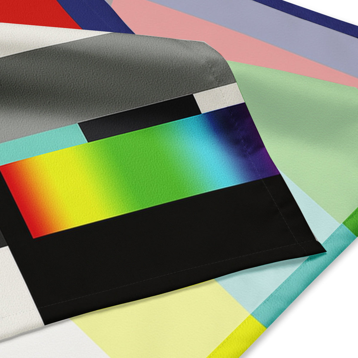 Signal Error Bandana — dettaglio della stampa