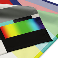 Signal Error Bandana — dettaglio della stampa
