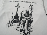 "Silent Knight" Graphic Y2K Mock Layered Long Sleeve Top — dettaglio