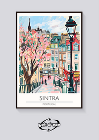 Sintra Portugal View Poster — vista posteriore