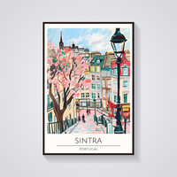 Sintra Portugal View Poster — vista frontale