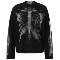 Skeleton X Ray Graphic Long Sleeve Top — vista posteriore