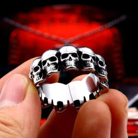 Skull Repeat Band Ring — dettaglio della stampa