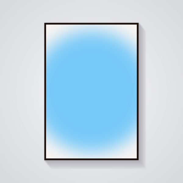 Sky Gradient Poster — vista frontale