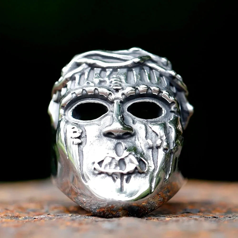 Slipknot Mask Ring — vista frontale