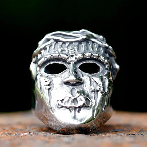 Slipknot Mask Ring — vista frontale