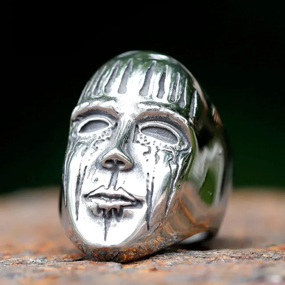 Slipknot Mask Ring — dettaglio della stampa