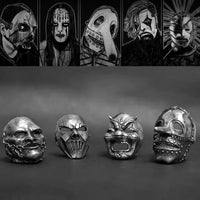 Slipknot Mask Ring — dettaglio del tessuto