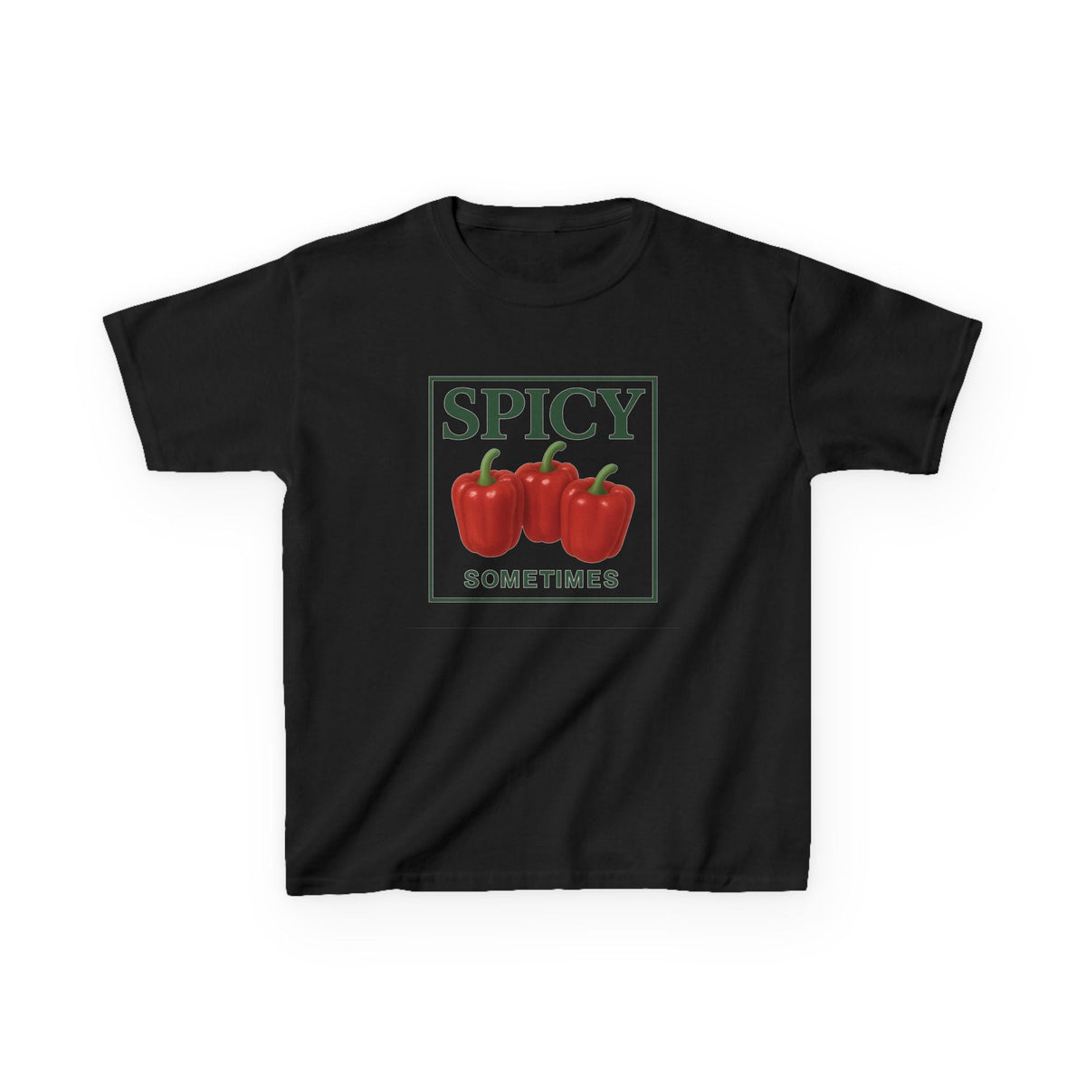 Sometimes Spicy Graphic Baby Tee — vista posteriore