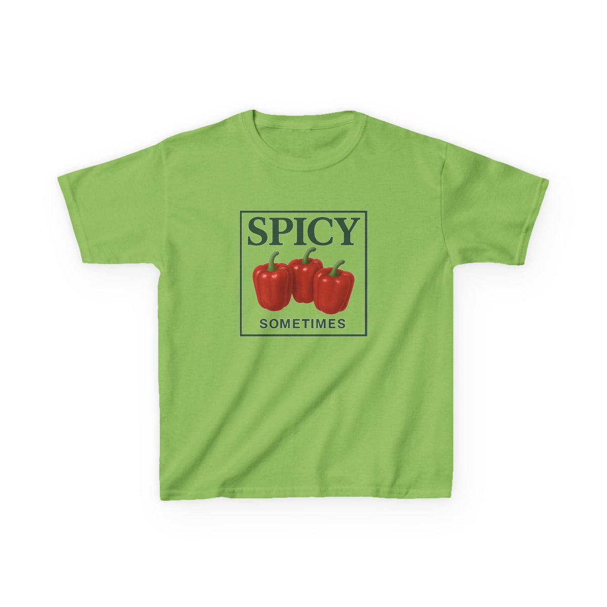 Sometimes Spicy Graphic Baby Tee — vista laterale