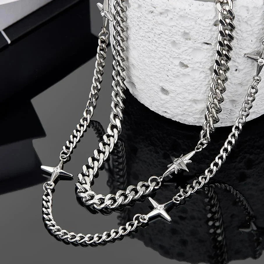 Stars and Stars Necklace — dettaglio del tessuto