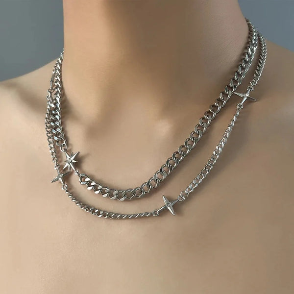 Stars and Stars Necklace — vista frontale
