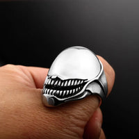 Steel Soldier Alien Skull Ring — dettaglio della stampa