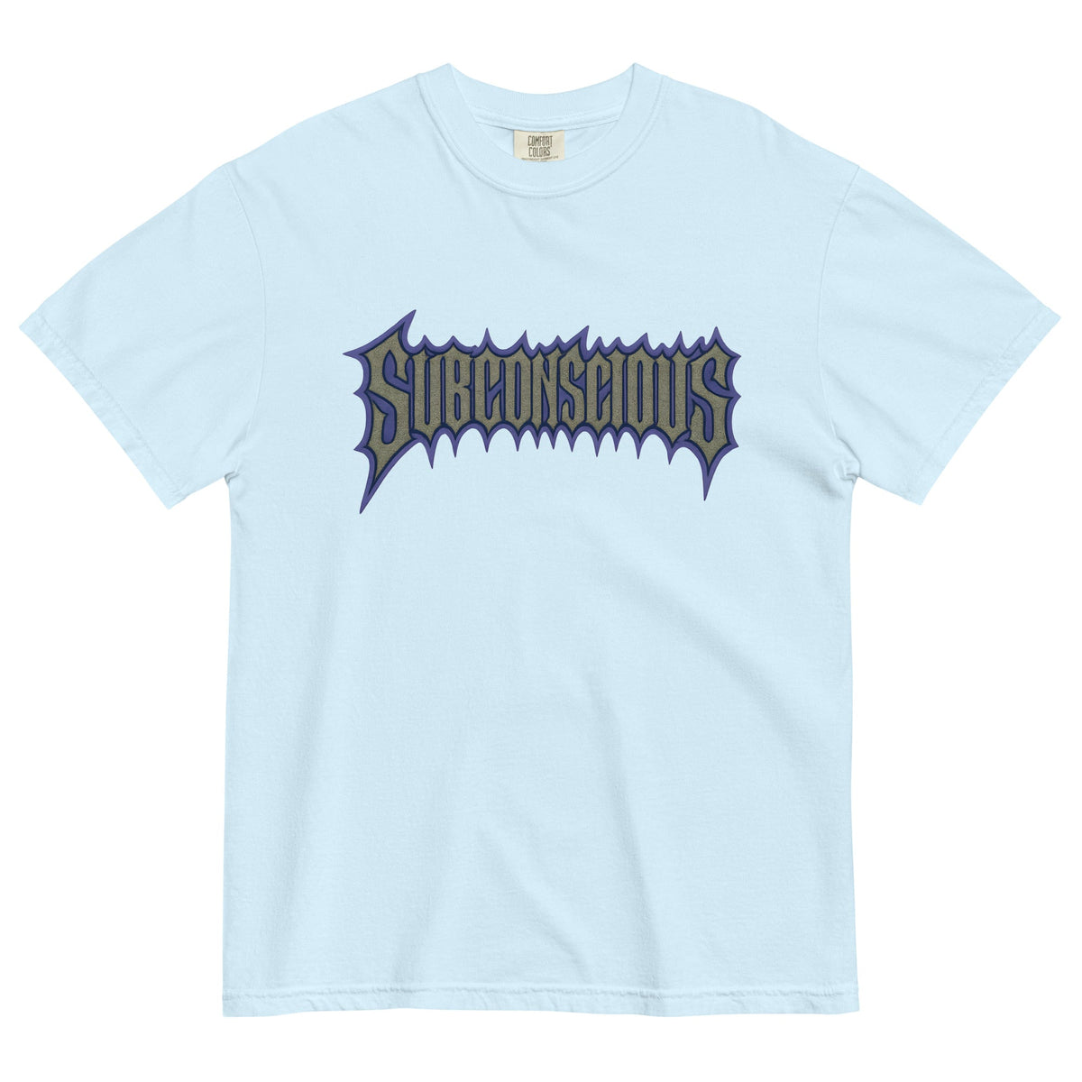 Subconscious Graphic Heavyweight T Shirt — dettaglio della stampa