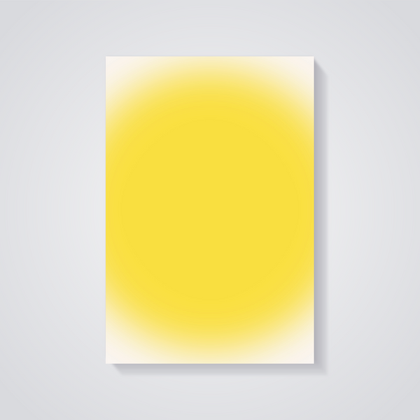 Sunshine Yellow Gradient Poster