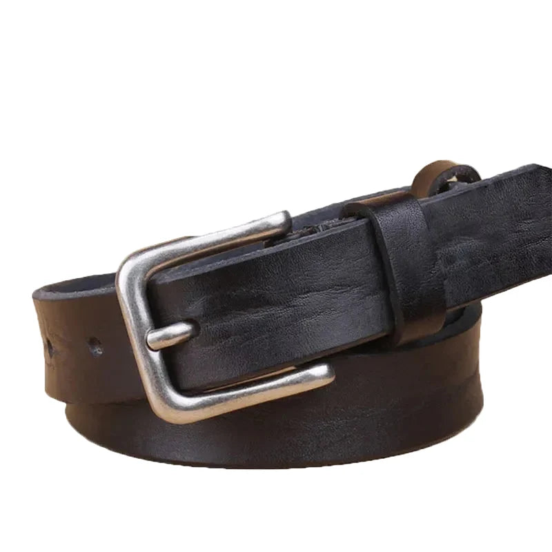 Thin Y2K Leather Belt — dettaglio
