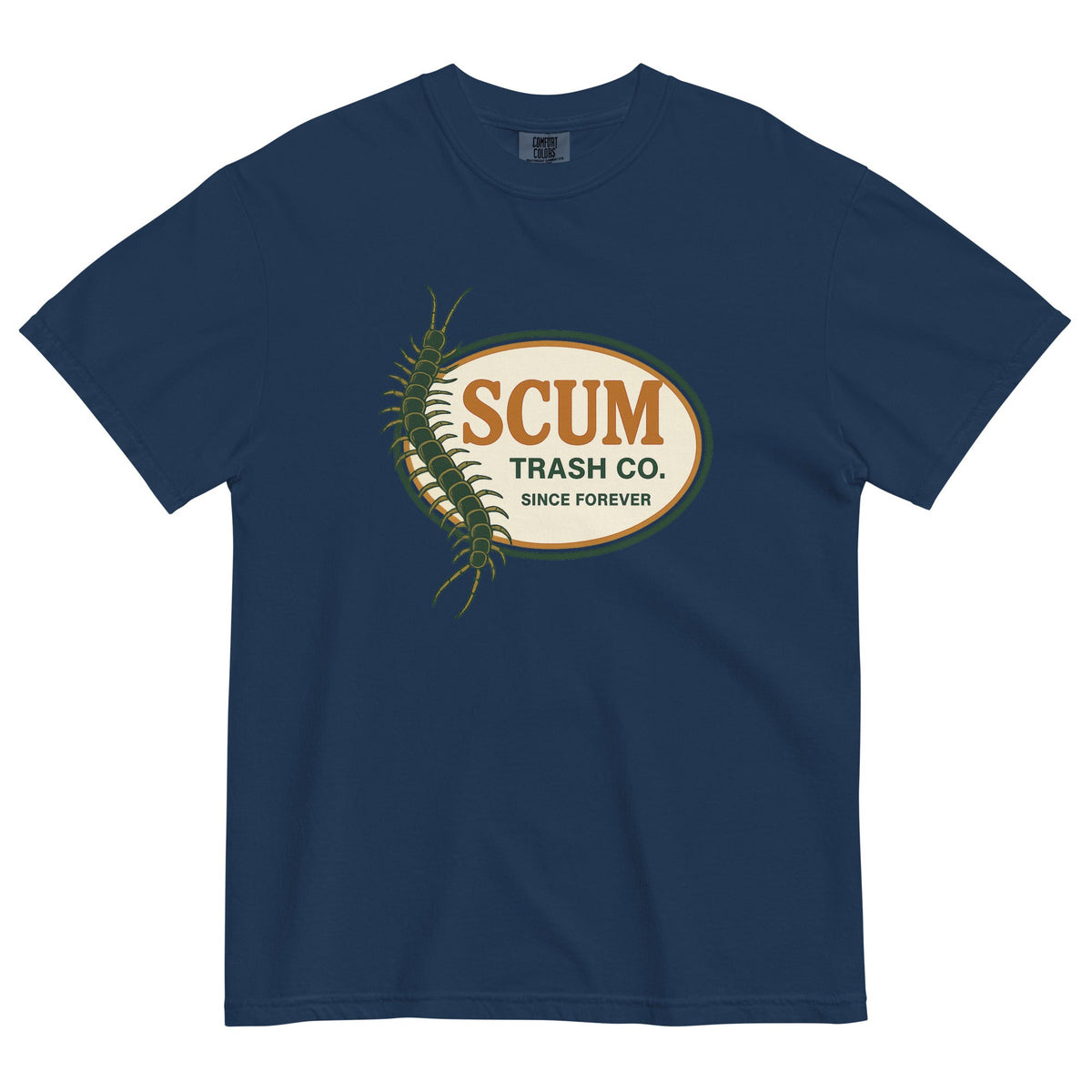 Trash Company Graphic Heavyweight T Shirt — vista posteriore