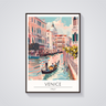 Venice Gondola Scene Poster