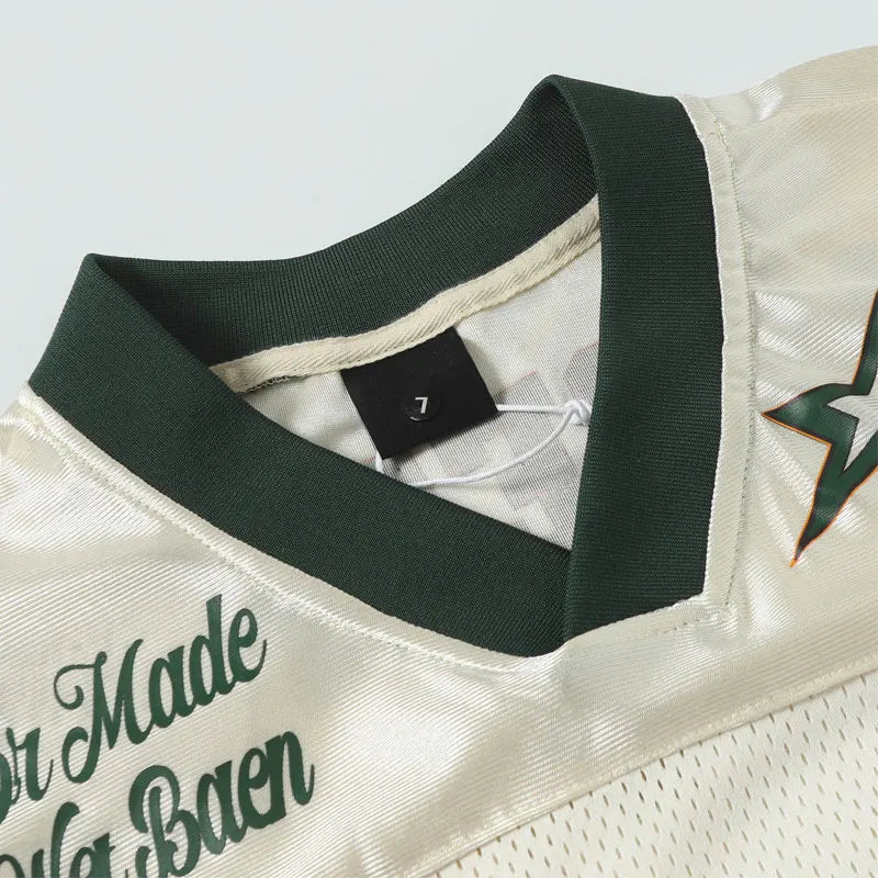 Vintage Mesh "69" Y2K Football Jersey — dettaglio