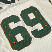 Vintage Mesh "69" Y2K Football Jersey — dettaglio della stampa