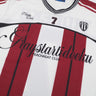 Vintage Mesh Striped Soccer Jersey