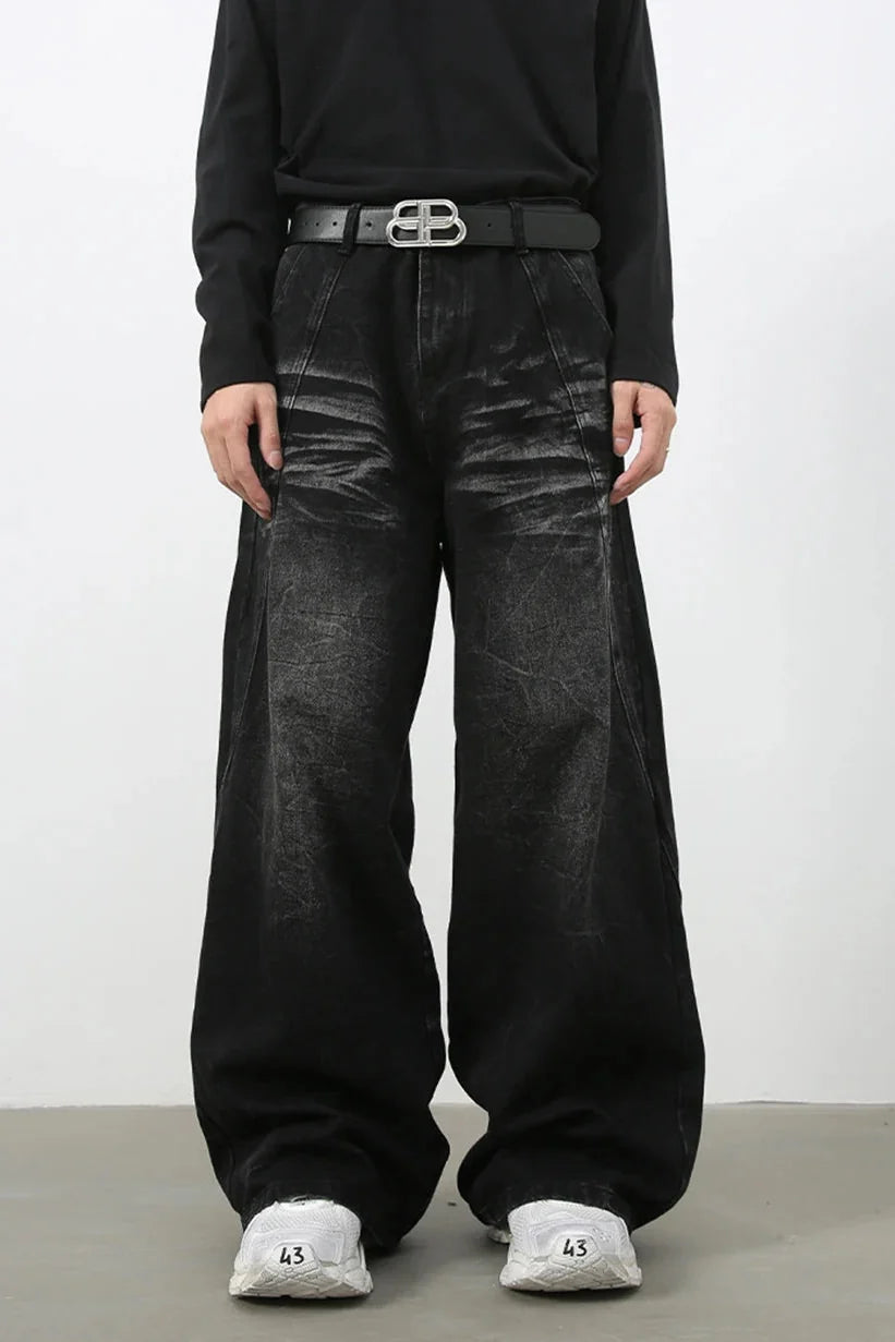 Vintage Patchwork Y2K Baggy Jeans — in alternativa