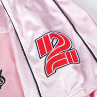 Vintage Y2K Embroidered "Suprehas" Football Jersey — dettaglio del tessuto