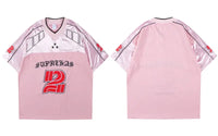 Vintage Y2K Embroidered "Suprehas" Football Jersey — vista posteriore