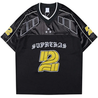 Vintage Y2K Embroidered "Suprehas" Football Jersey — dettaglio