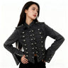 Vintage Y2K Slim Fit Crop Denim Coat Jacket