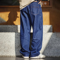 Vintage Y2K Straight Leg Washed Indigo Denim Jeans — dettaglio della stampa