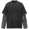 Vintage Y2K Target Graphic Long Mock Sleeve Top