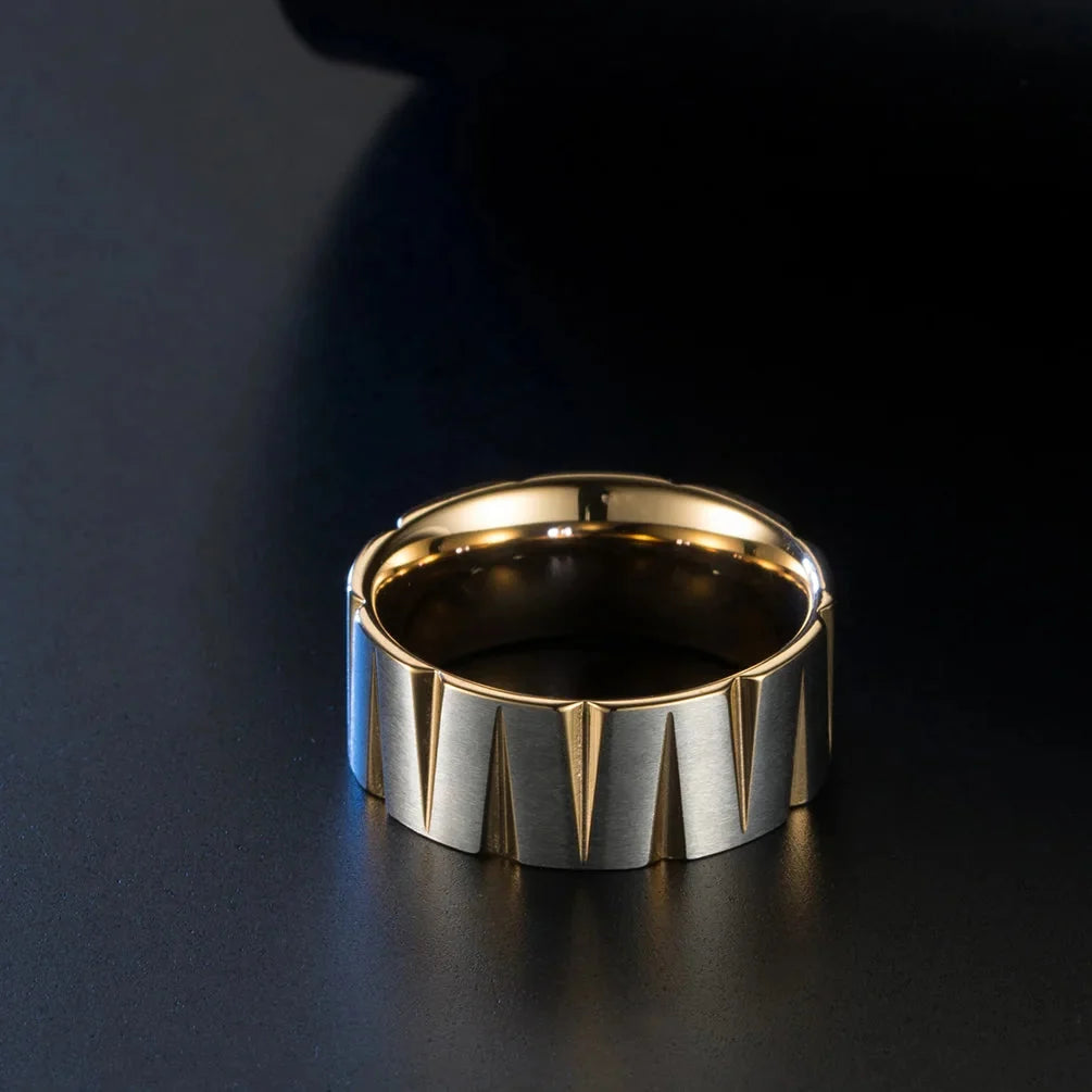 V's Repeating Ring — vista laterale