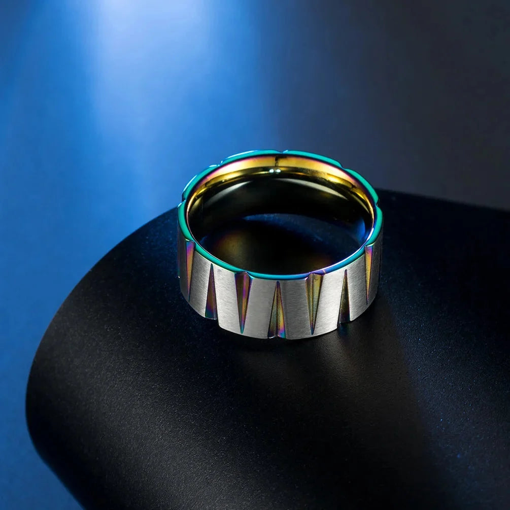 V's Repeating Ring — dettaglio del tessuto