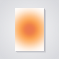Warm Sunshine Gradient Poster — vista posteriore