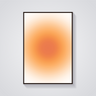 Warm Sunshine Gradient Poster