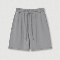 Washed Distressed Cotton Y2K Shorts — dettaglio del tessuto