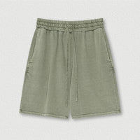 Washed Distressed Cotton Y2K Shorts — vista posteriore