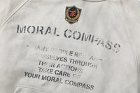 Washed Y2K Distressed Graphic Print Hoodie — dettaglio della stampa