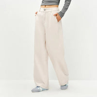 White Y2K Relaxed Straight Leg Jean — dettaglio