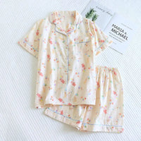 Women Y2K Cotton Pyjama Set — vista posteriore