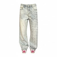 Womens Baggy Denim Y2K Jeans — vista frontale