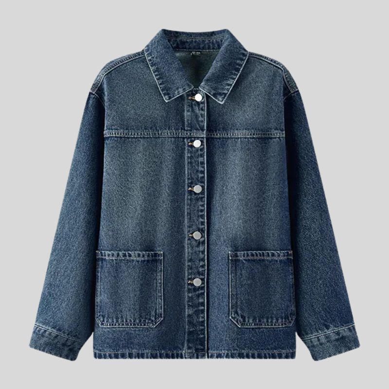 Womens Y2K Elegant Spring Denim Jacket — vista posteriore